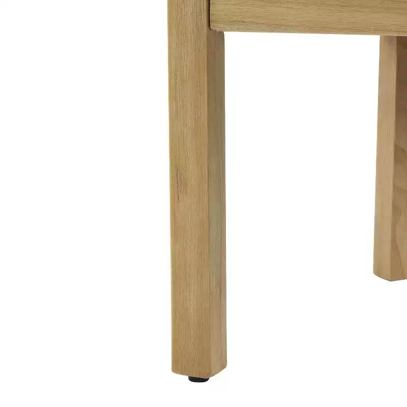 Poltroncine moderne con rivestimento in lino e struttura in legno di gomma (4)
