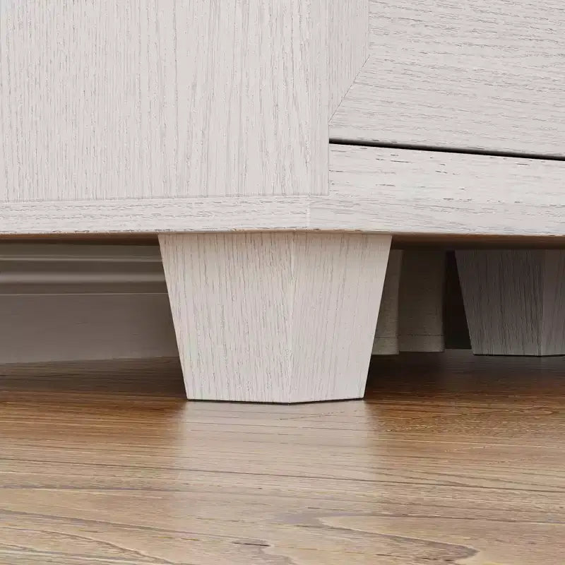 Comodino a 3 cassetti grande capacità in legno vintage mobiletto laterale