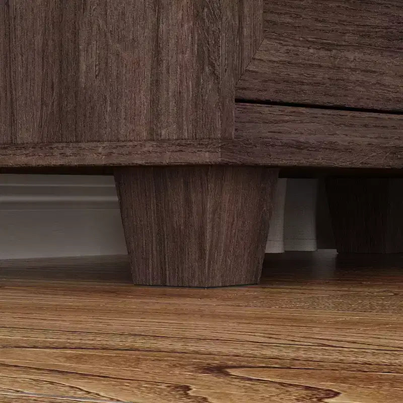 Comodino a 3 cassetti grande capacità in legno vintage mobiletto laterale