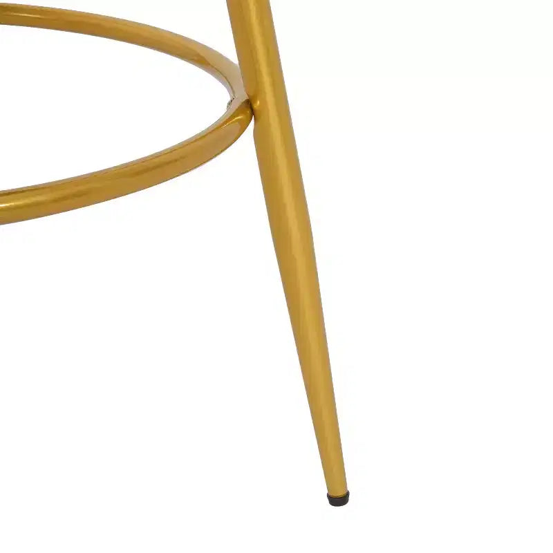 2 sgabelli girevoli da 78,7 cm in altezza bar, in rattan sintetico intrecciato blu per isola cucina